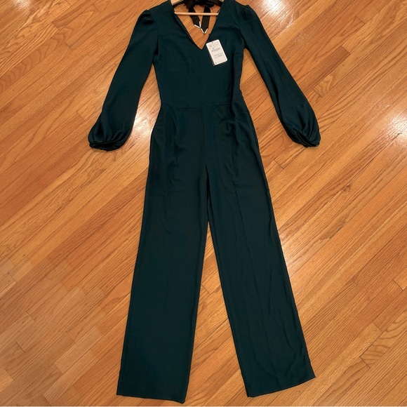 Zara Teal Romper - Picture 1 of 6